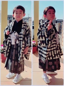 七五三5歳の男の子★ヘアセット★袴のお着付けのサムネイル