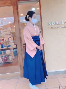 ご卒業式・ヘアアップアレンジ・メイク・お着付け・袴のサムネイル